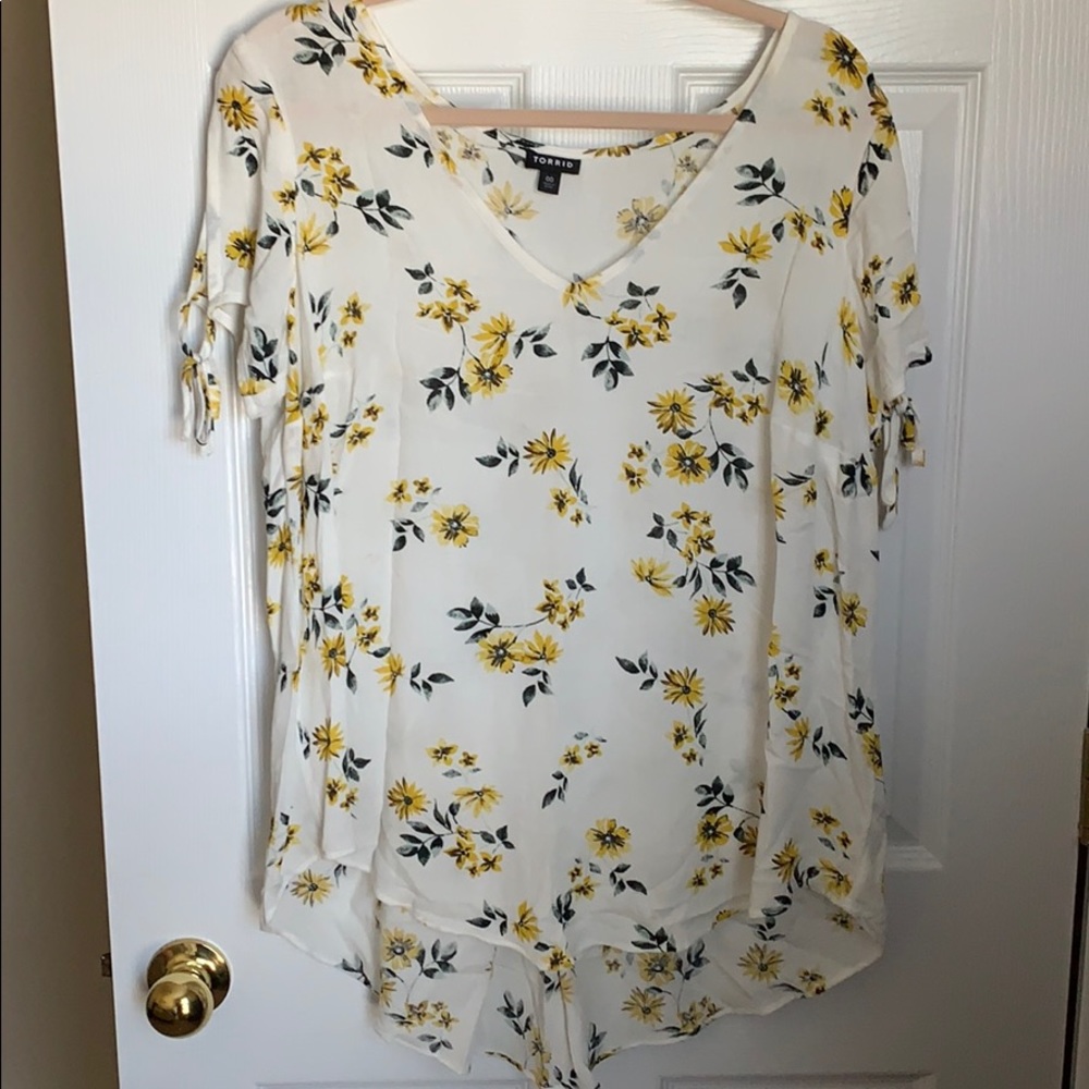 Torrid Floral Blouse